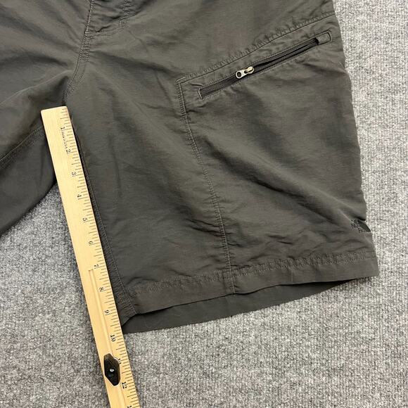 The North Face Hiking Shorts Men's XL Gray Pockets Belted Flat Front Zip Fly - Picture 12 of 13